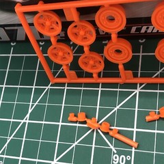 (4) 70 1/2 Chevy Camaro Z/28 Rally Wheels W Back Halves 1:25 AMT LBR Model Parts