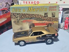 VINTAGE SURVIVOR MPC.REVELL.AMT. JO-HAN BUILT MODEL 🚗 CUSTOM PLYMOUTH CUDA..