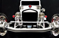 Race Car w/57Chevy Corvette Engine1957Custom Hot Rod Built55Metal Body Model1955