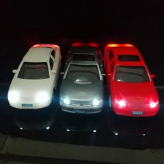 Model Car Sandtable Car 20mA Color Model Car 12V 1:150 Colors Random LEDs