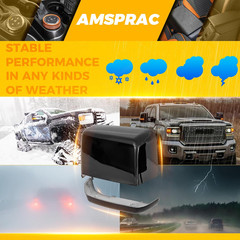 Tow Mirror Caps Fit for for Chevy Silverado GMC Sierra 2014-2019,23444125 234441