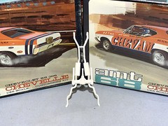 AMT 1968 CHEVROLET CHEVELLE SS396 “CHEVAM” #5628-200 MPC 1/25 REAR END & EXHAUST