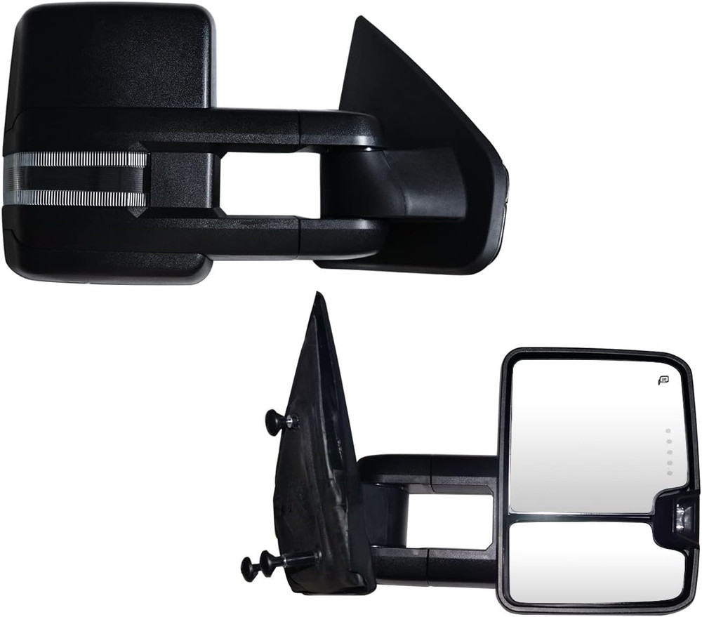 Towing Mirrors Ford F150 2004-2014 Power Heated Turn Signal Puddle Light