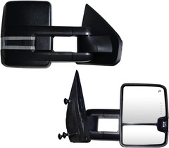 Towing Mirrors Ford F150 2004-2014 Power Heated Turn Signal Puddle Light