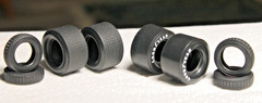 8 SUPER WIDE SPECIAL DRAG SLICKS (2 PAD PRINT G-YEAR (2) SUPER STREET & 4 FRONT