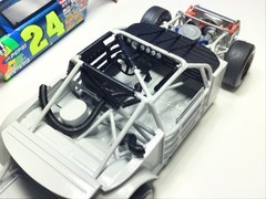 BUILT MODEL CAR Chevy Monte Carlo #24 Jeff Gordon DUPONT NASCAR JUNKYARD
