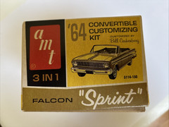 AMT 1964 Ford Falcon Sprint Vintage Conv Kit 5114-150 unbuilt