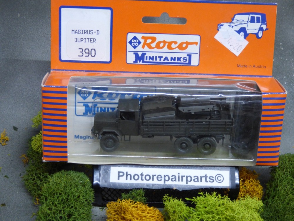 Roco Minitanks / 1/87 Modern German Magirus D Jupiter W/Fuel Truck Lot #7305©