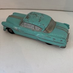 1953 Pontiac Chieftain Promo Metal Model Car Bank by Banthrico Autobank Teal