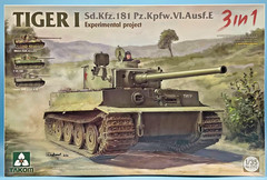 Takom 1/35 2192 Sd.Kfz.181 Pz.Kfw.VI.Ausf.E Tiger I Experimental Project 3 in 1