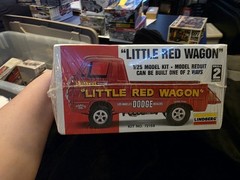 Lindberg Dodge Little Red Wagon Bill Maverick Golden Plastic Model Kit 1:25