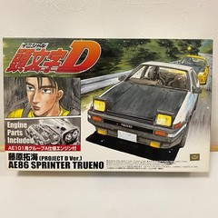 Aoshima Takumi Fujiwara AE86 Trueno Project D Specification 1/24 Plastic Model