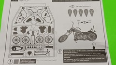 Motorcycle Bike California Street Chopper 1/25 Chrome Custom 29 Ford Model A