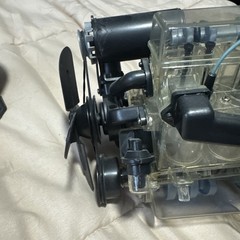 Revell Visible V-8 Engine 1:4 Scale Model Kit As Is, Needs Reassembled/As Is