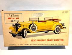 Vintage Hubley Metal & Plastic 1930 Packard Sport Phaeton, 1/22, Kit 4859, 1972