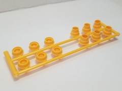 D8H Caterpillar Bulldozer (6) TRACK ROLLERS for AMT 1:25 Model Kit
