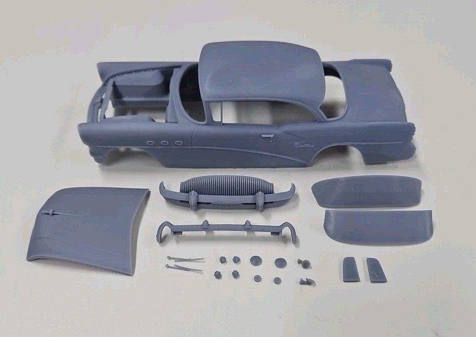 ABS-LIKE RESIN 3D PRINTED 1/25 1954 BUICK CENTURY 2-DOOR HARDTOP BODY SET