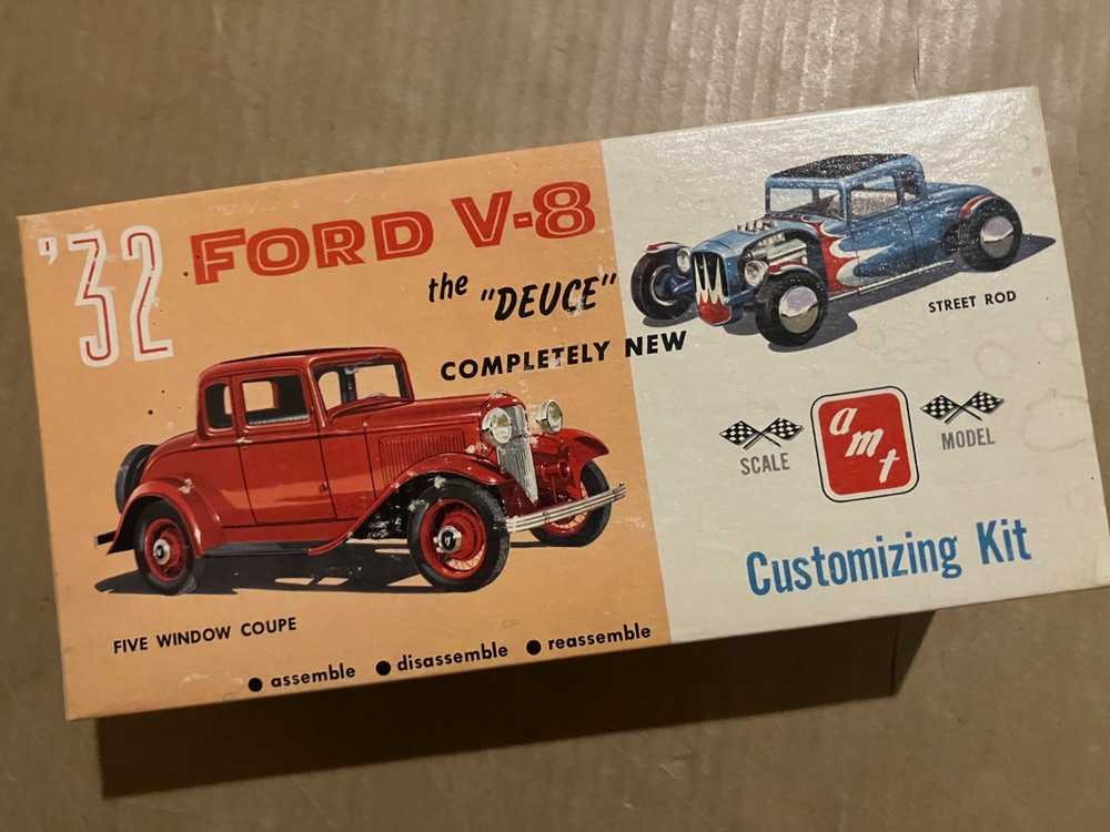 vintage 1960 issue AMT 232 1932 Ford Deuce Coupe 32 Ford