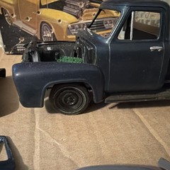 Original ’60’s Issue AMT ’53 Ford Pickup 3 in 1 Model Truck Unfinished 1/25