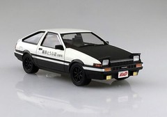 Aoshima 05957 1/24 Fujiwara Takumi AE86 Trueno Project D Specification Model Car