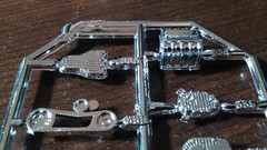Amt Lot Of 2 65 Chevelle Wagon 1/25 Chevy 350 V8 Chrome Supercharger Engine Top
