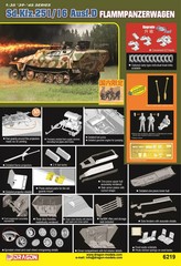 Dragon 1/35 6219+6519 Sd.Kfz. 251/16 Ausf.D Flammpanzerwagen w/ 7 Figures New