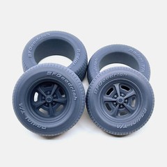 1/24 Resin 15 inch Magnum 500 Wheels, BFGoodrich Radial T/A Tires, and Brake Set