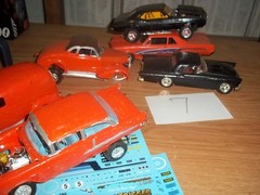 Model Car Junkyard/Parts Lot Salvage Built Plastic Models #7