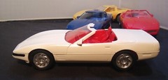 1/25 Lot of 4 AMT Vintage Corvette promos 1990-92 America’s Cup ZR-1 red yellow