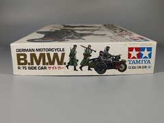 Tamiya BMW R75 German Motorcycle with Sidecar – Kit # 35016 – 1/35