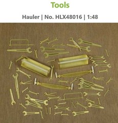 4-Pk by Hauler Detail Sets–Sd.Kfz. 251/1 Kisten, Panzerschreck, Fire ext., Tools