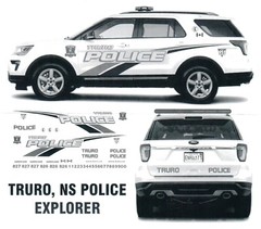 1/24, 1/25 Police Car decals (Bill Bozo – Truro, Canada Police)