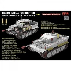 RyeField RFM RM 5131 1/35 Tiger I Initial Production w/Full Interior & Cutaway