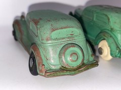 Lot 3 Rubber 1935 FORD Tudor Slantback BARR Co Promo 1/48 VG+ 4” Green Red