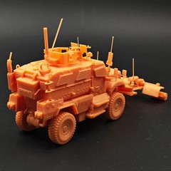 1/72/87/144 U.s. Maxxpro Mine Protected Armored Vehicle Unpainted Resin Model