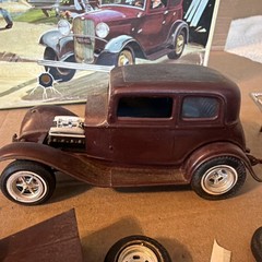 AMT RARE ORGINAL ISSUE BONNIE & CLYDE 1932 FORD VICTORIA KIT 1/25 Needs Finishin