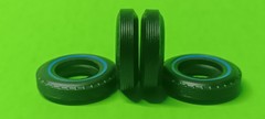Blue White Wall Tires 1965 Plymouth Barracuda 1/25 AMT 1431 Craftsman Rim Wheel