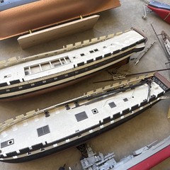 Large Group Lot Vintage Model Models Ship Ships Boat Boats Junk Yard Junkyard