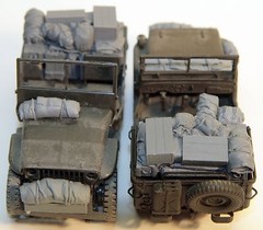 1/35 Scale Willys Jeep Set #1 – 10 Pieces – Resin Stowage ValueGear