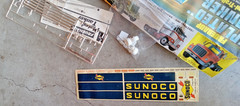 AMT Plated Tanker 1/25 scale for parts only not complete sold as parts only