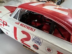 AMT 1960 Ford Starliner NASCAR Joe Weatherly Built From Kit# 32973 1/25 Scale