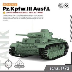 1/72 Military Model Kit Pz.Kpfw.III Ausf.L