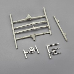 AMT 1/25 1969 Plymouth GTX Parts Kitbash Rear Suspension Axle Chrome