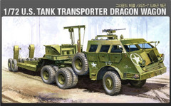 1/72 U.S Tank Transporter Dragon Wagon Trailer Plastic Model Kit #13409 Academy