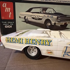 AMT 1/25 1966 FORD GALAXIE 500 CONVERTIBLE Old School Build Custom Built