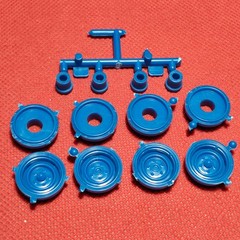 Stock Wheels & Hubs 1977 GMC Van 1:25 scale model car part Revell
