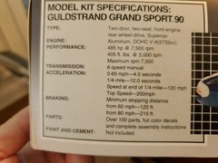 VTG. 1994 AMT ERTL 1:25 6461 GULDSTRAND GRAND SPORT 90 New Open Box Sealed Bags