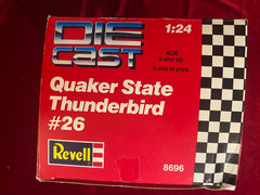 1992 Revell Quaker State Thunderbird #26 Brett Bodine Die Cast new Lot 323