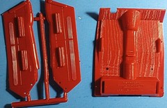 57 CADILLAC ELDO BROUGHAM DOOR PANELS FLOOR – ATLANTIS – MODEL CAR KIT PARTS LOT