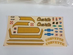 1975 Corvette Coupe MPC 1:25 Model Kit 1-7505 Sealed Parts Bag